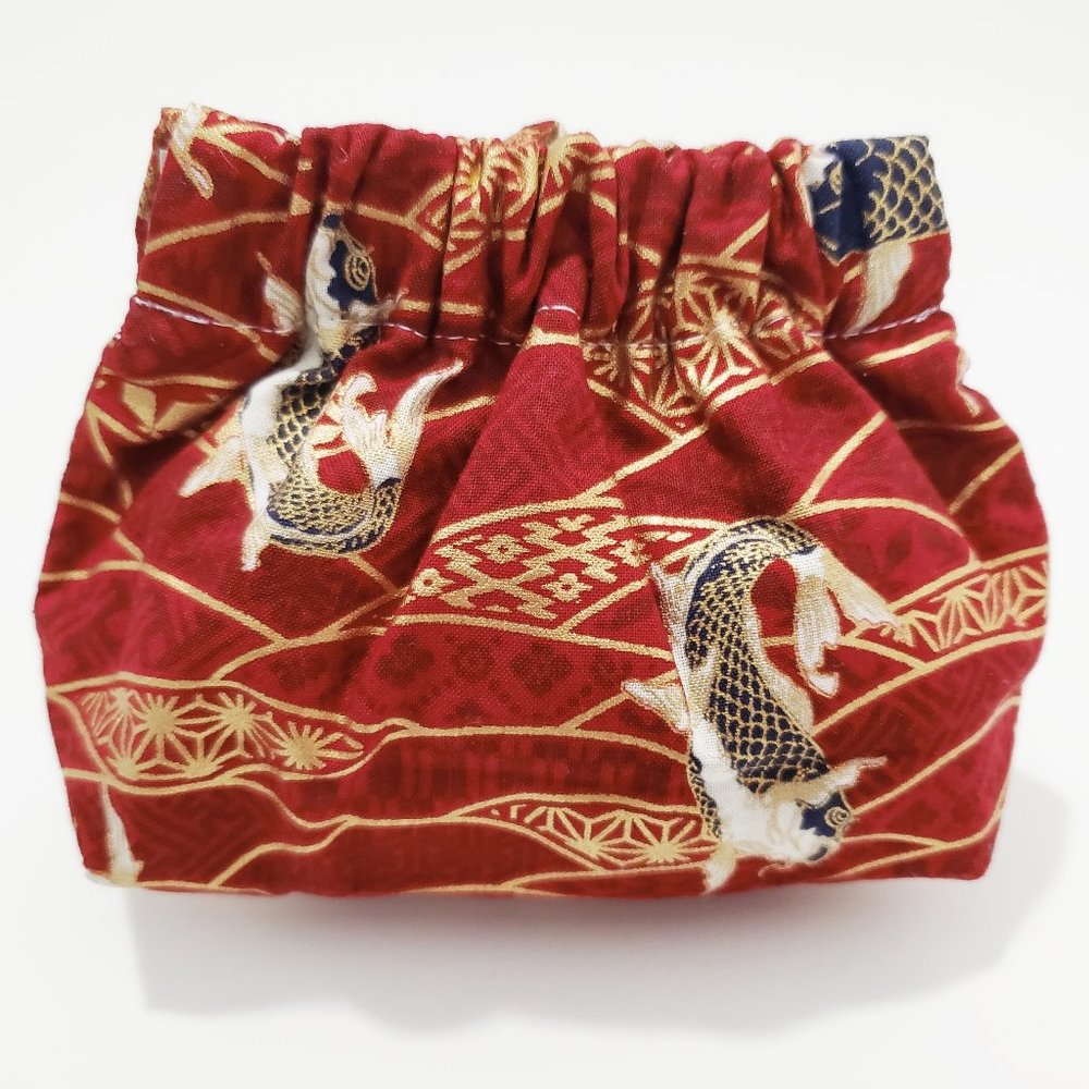 Japanese Coin Purse Pouch Wallet Bag | Koi Fish